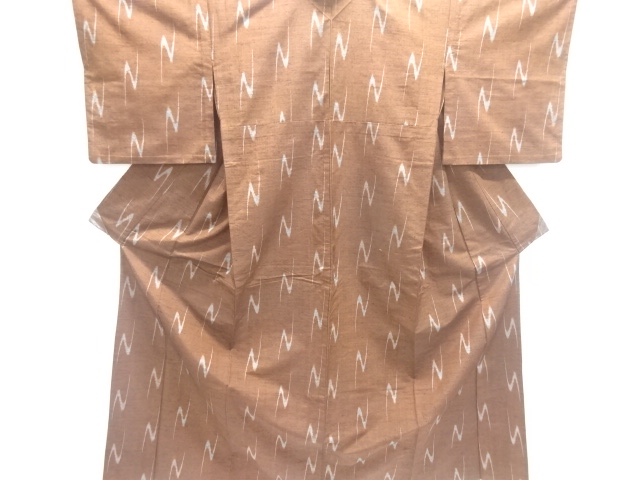 JAPANESE KIMONO / HITOE TSUMUGI / WOVEN KASURI
